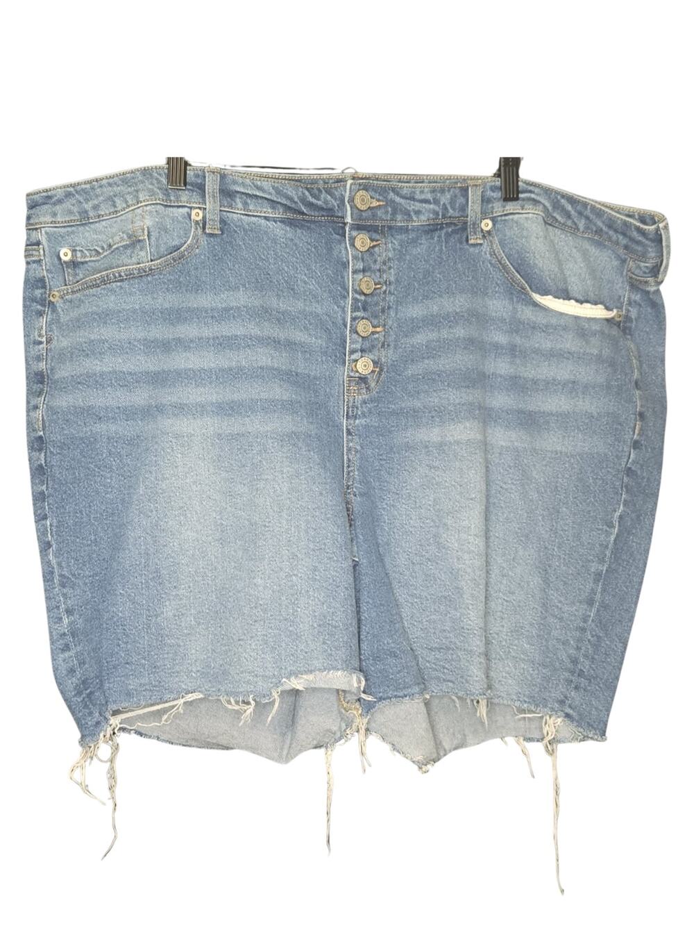 Torrid Festi Perfect Button Fly High Rise Cut Off Shorts Size 26 Frayed Hem